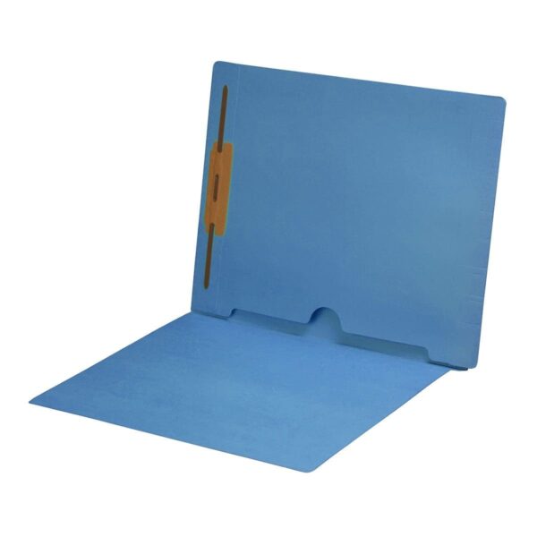 S-9018, 11pt Color Folder, End Tab, Full Back Pocket, Fastener, Letter, 50 per Box