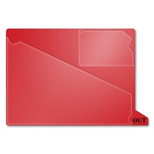 OG-101-A Small Bottom Tab Poly Vinyl Outguides