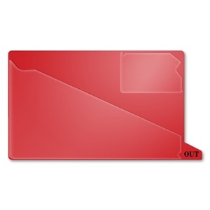 OG-101-AL Small Bottom Tab Poly Vinyl Outguides, Legal Size
