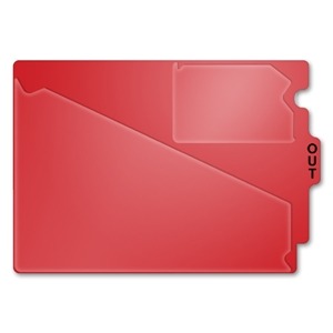 OG-224 Center Tab Poly Vinyl Outguides