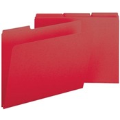 pressboard folder red