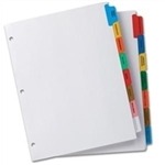 printed paper tabs
