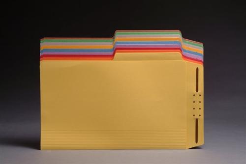 Colored Top Tab Case Binder, Letter Size, 1/2 Cut Assorted Tabs (9 Colors)