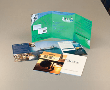 tri panel folder image